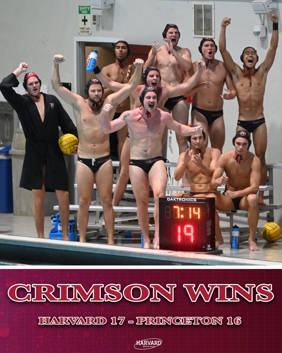 DOWN GOES #7 ‼️ 

Strauser nets the game-winner as the Crimson take down the Tigers in New Jersey. 
#GoCrimson | #OneCrimson