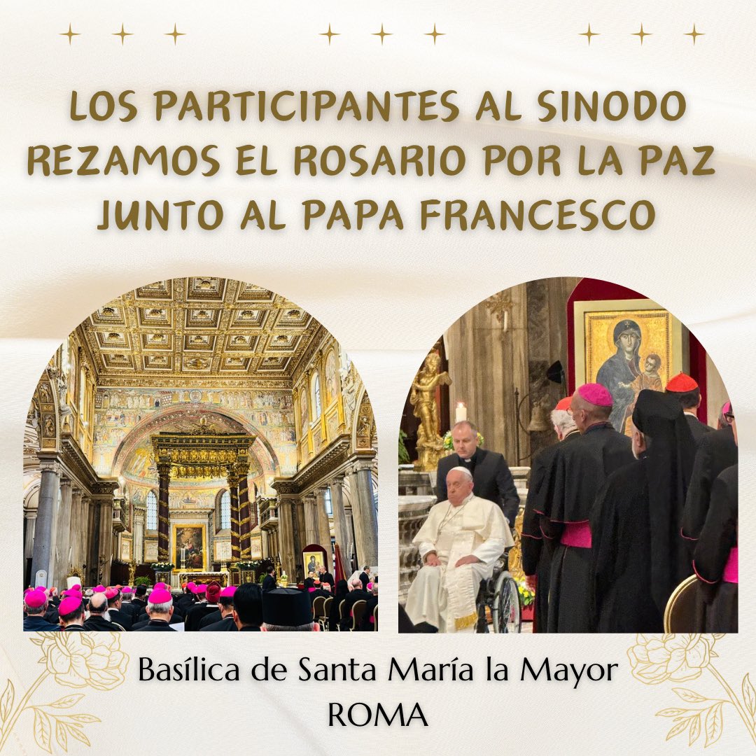 La PAZ del mundo reclama nuestro compromiso orante y nuestro testimonio de unidad.