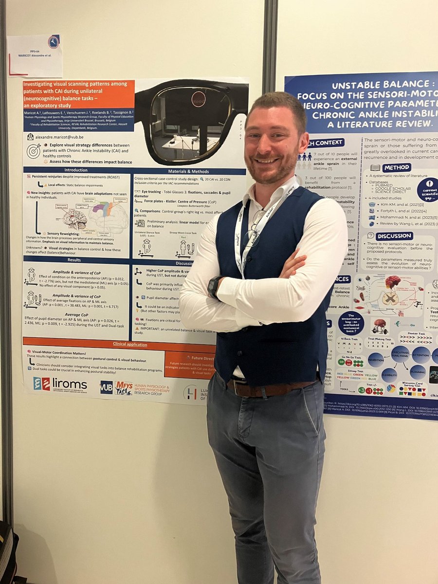 TassignonBruno's tweet image. Incredible 10th International Ankle Symposium!👣 Congrats to the organizers!🙌Honoured to join @ea_wikstrom  &amp;amp; Alexandre Hardy in the Return to Sport session🤝 @Maricot_Alex  his great poster on neurocognition, visual patterns &amp;amp; balance 🧠👀 Excited for #IAS2026 South Korea! 🇰🇷