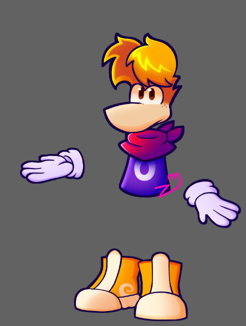 __Zen0o__'s tweet photo. Rayman design for my remake!

#Rayman #raymanart https://t.co/d07Xy8fRjn
