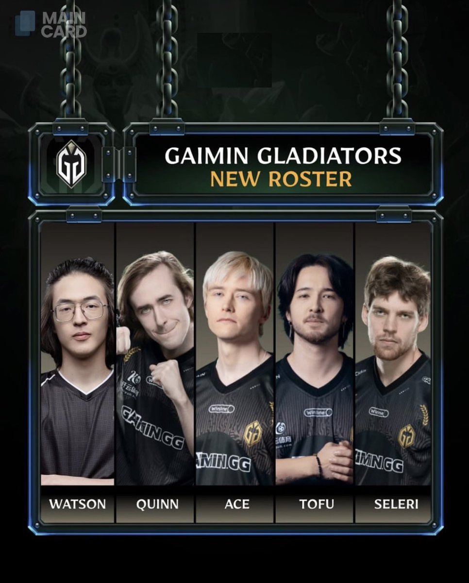 Zbest70643901's tweet image. Gaimin Gladiators have announced their new roster, featuring Watson as the carry, alongside Quinn, Ace, ToFu, and Seleri. With this lineup, the team aims to continue their strong presence in the competitive #Dota2 scene. 🔥

#Dota #Dota2Community #GaiminGladiators #GG #eSports
