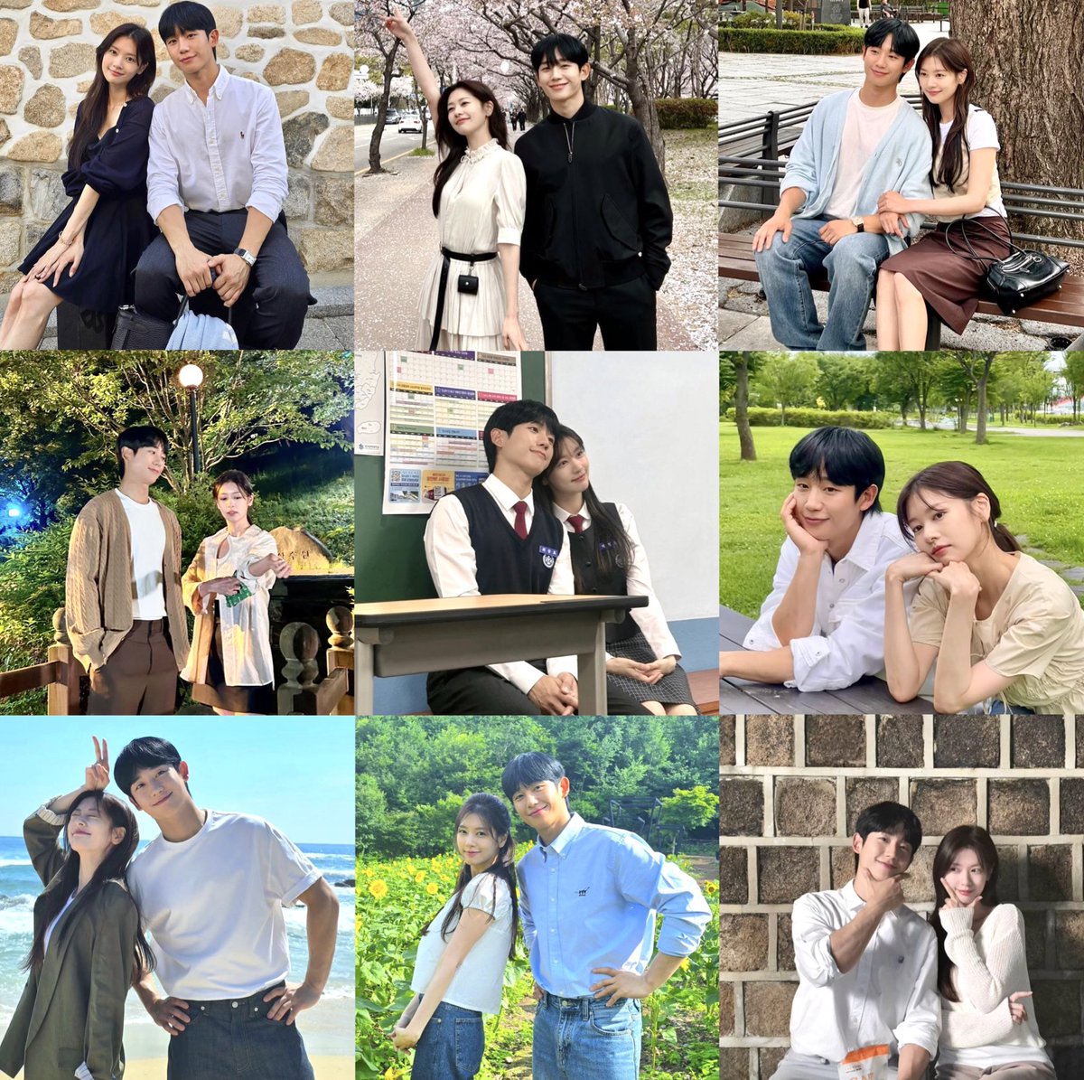 my favorite genre of photos is "behind the scenes pics of haein and somin"