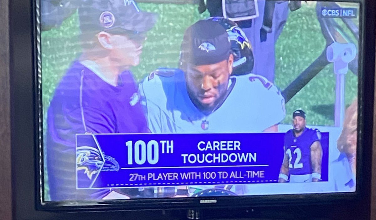 This is how we do it #ravensnation. Way to go #KingHenry on your 100th career touchdown. Here’s to many more as <a href="/Ravens/">Baltimore Ravens</a>