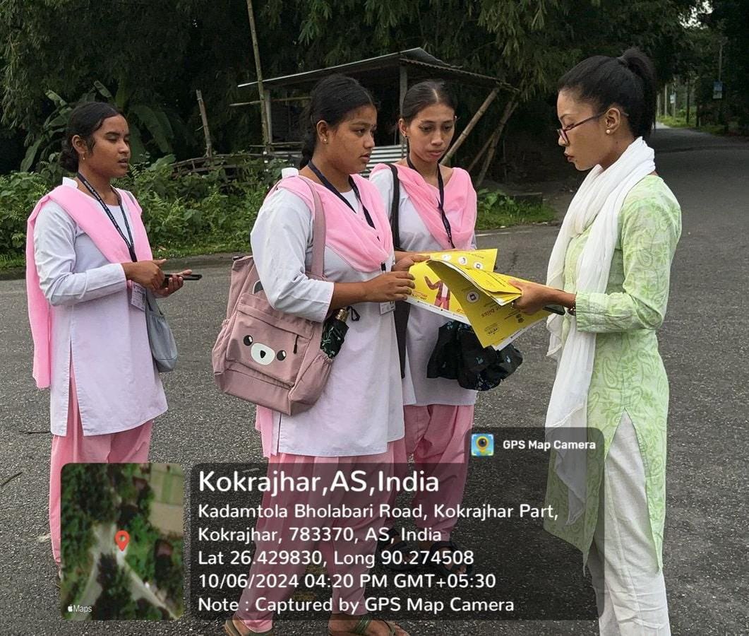 dtoaakjr's tweet photo. A few glimpses of today’s ‘60 days IEC on HIV/AIDS’ 
06/10/24
@NACOINDIA @officialASACS @dckokrajhar @KokrajharNhm https://t.co/ONjBhA9Osr