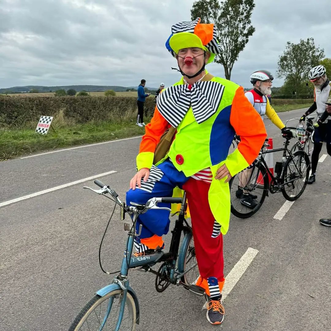 Another great morning at the Banter Bike TT 

<a href="/CoalvilleWhlrs/">Coalville Whlrs CC</a> #tallbike #clownbike