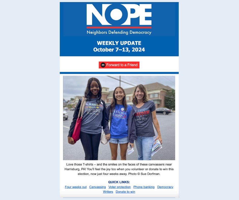 NOPE (Neighbors Defending Democracy) tweet media