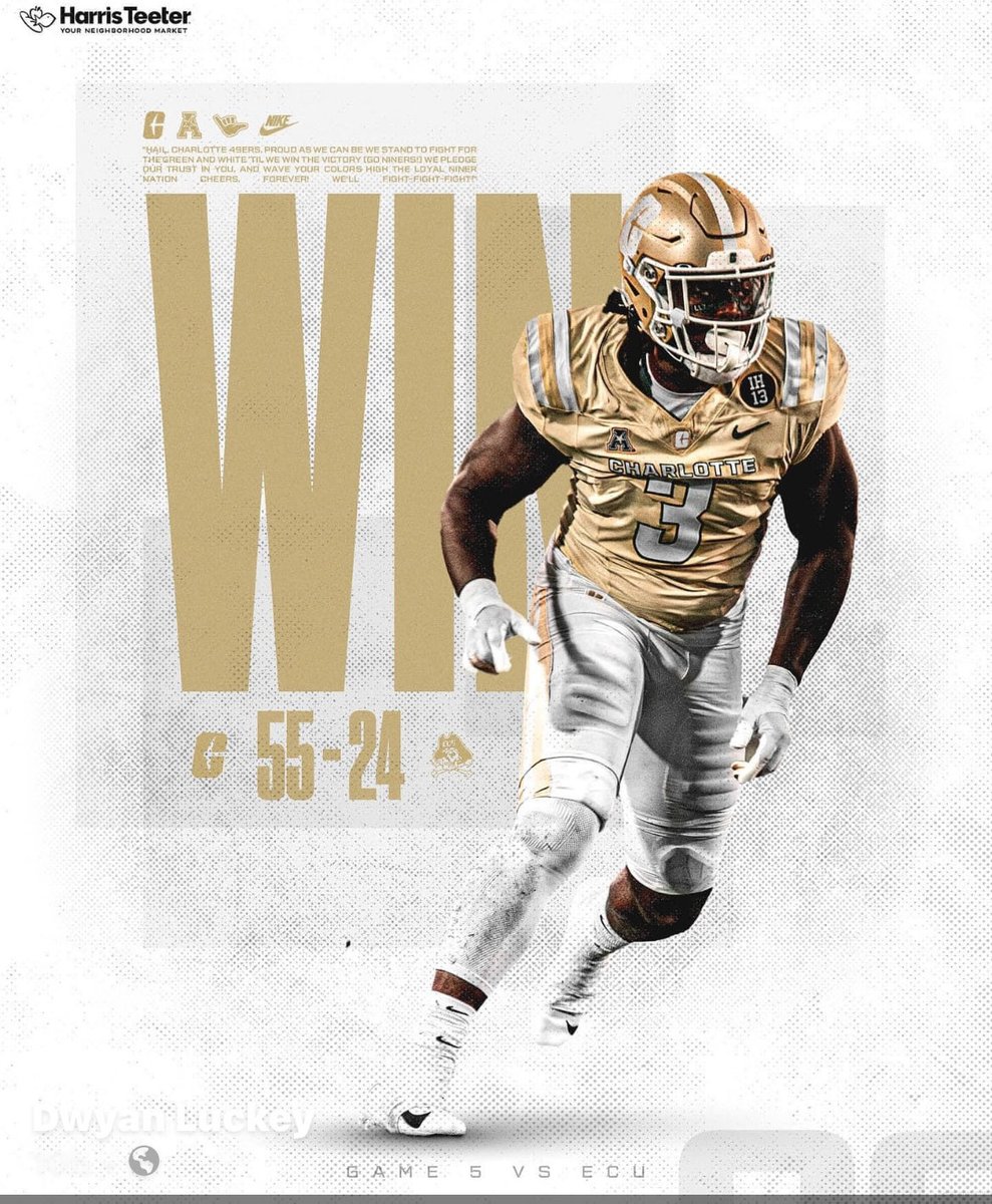 Great team win!! Proud of these guys perseverance. The job doesn’t feel like ‘work’!! #GoNiners #GoGold