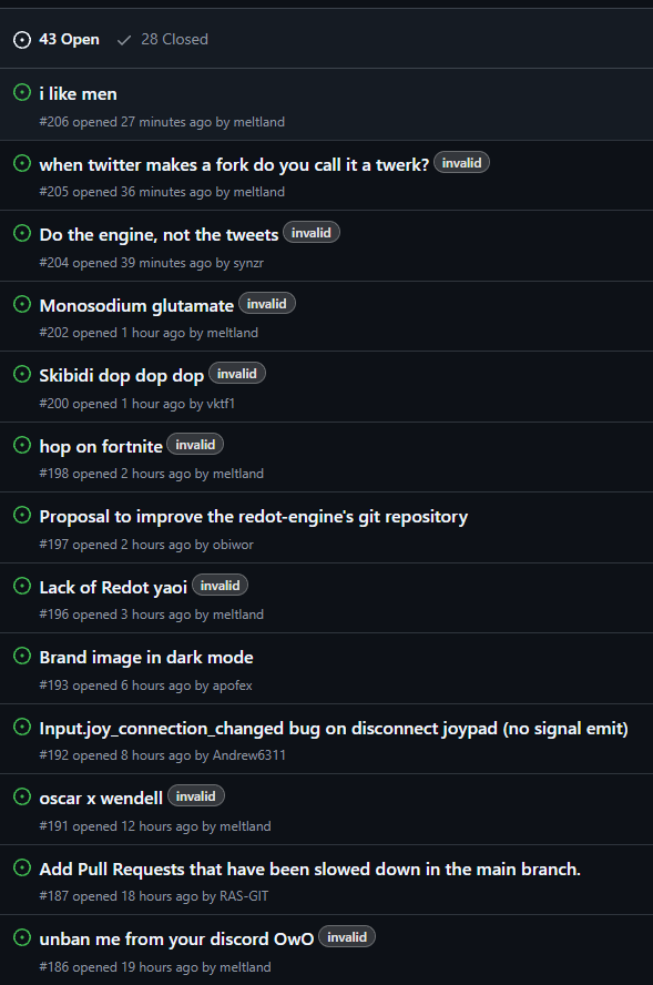CursedCode's tweet image. What the actual fuck are these people on??

@RedotEngine 

#redotengine #Godot