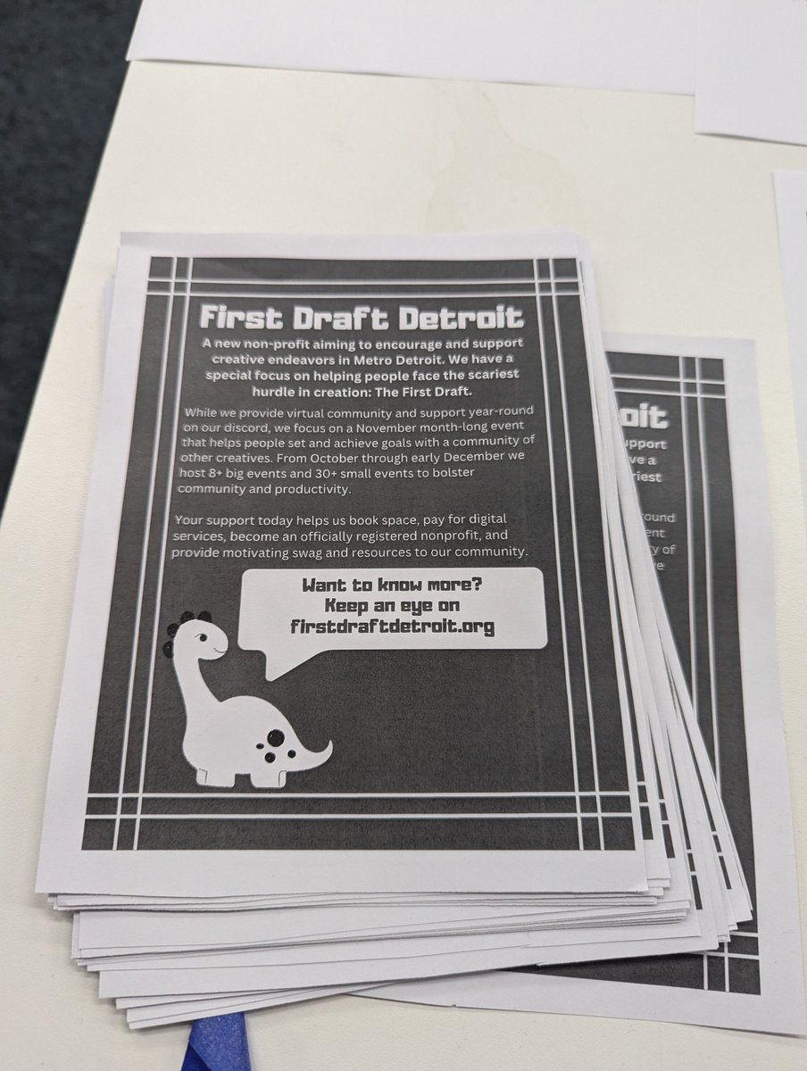 firstdraftdet's tweet image. Our first TTRPG fundraiser was a huge success and so much fun!! A post detailing the total raised will come soon! Thank you so much everyone who donated and participated. And thank you Gatekeeper games for hosting!!