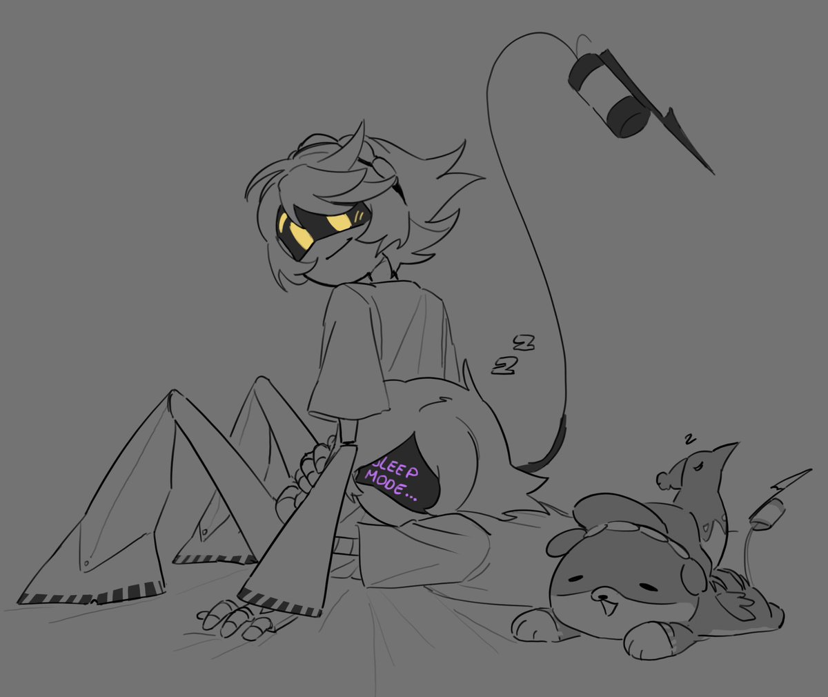 More Nuzi !!! 💜💛
#MurderDrones #Nuzi