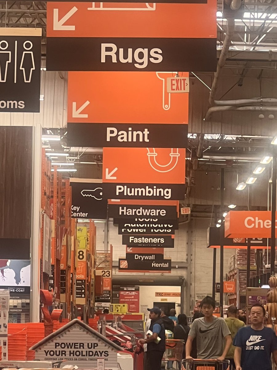 Home Depot has WHAT in that last aisle?