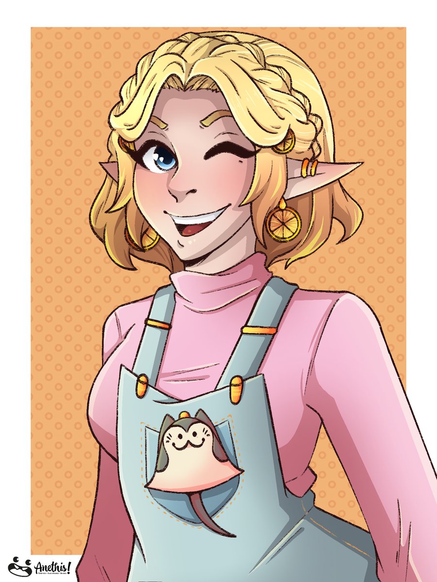 Anethisuu's tweet photo. A colourful illustration for such a grey weather !
I still love so much Zelda's design 😚💫

#fanart #Zelda #ZeldaBreathoftheWild #zeldafanart https://t.co/RE7TTKivPs