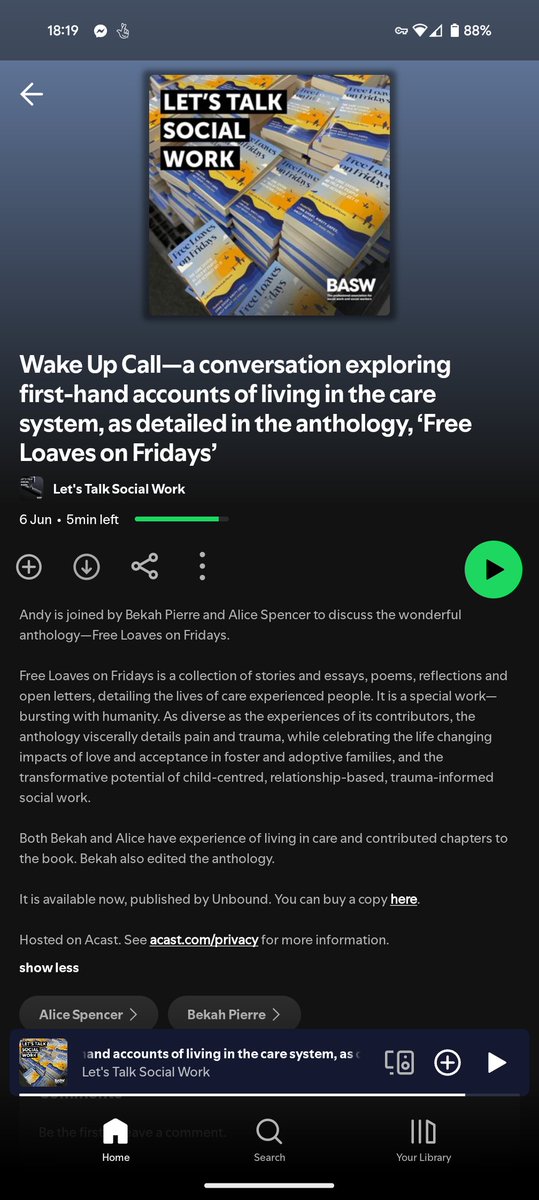 A really good podcast on the lived experiences of children who have been in care by <a href="/BASW_UK/">BASW</a> . Important that all HCPs have awareness of the experiences of looked after children to inform their practice.