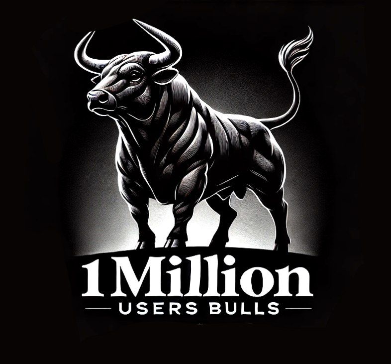 🚀 We're Showing Our Strength with Bulls! 🚀
🎉 We've reached 1 million users! 🎉

💥 Thanks to our community, we've overcome critical resistance and are sailing toward even greater success. But this is just the beginning! 🏁 As we move forward, we need your support more than