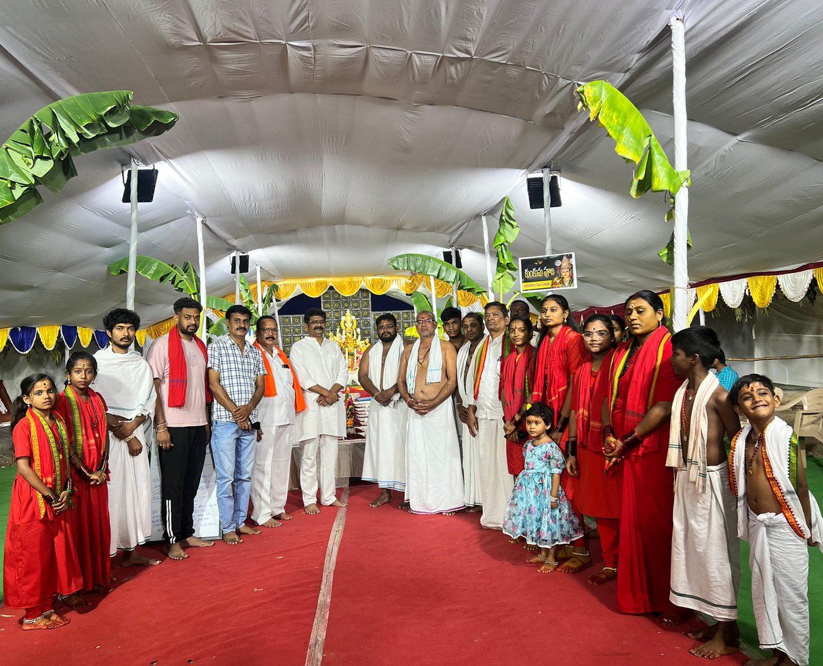 Offered prayers to Durga Matha  at Jai Durga Seva Samithi