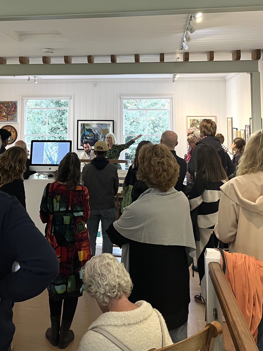 THEN &amp; NOW
A collection of Drawings and Paintings by
CAROL GOODCHILD
.
5 - 26 October
at Linden Hall Studio
.
A wonderful private view this afternoon for the latest exhibition at the gallery. We very much hope the fizz , canapés and speeches were enjoyed by all!