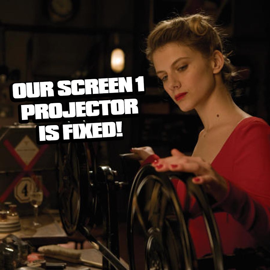 Good news, our projector in screen 1 is back up and running!

We will make up our Mondo Monday screening of UNINVITED on Monday, November 4 and our next FIRST FRIDAY SHORTS: TUESDAY EDITION contest will take place on Tuesday, November 12.