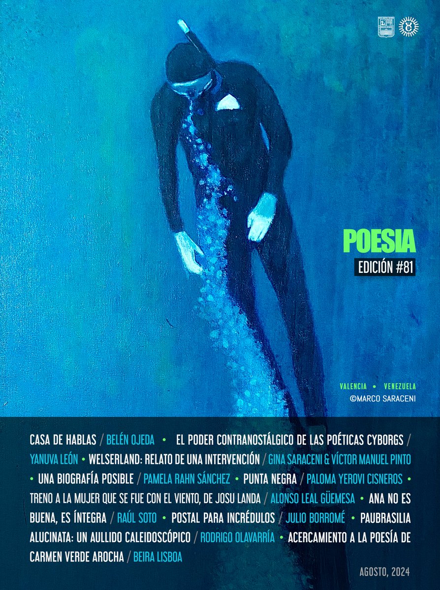 Nueva edición de POESIA
poesia.uc.edu.ve

Artista invitado: Marco Saraceni