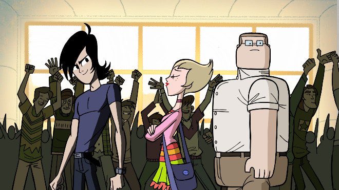 ToonHive's tweet image. Genndy Tartakovsky on if ‘Sym-Bionic Titan’ could return:

“I kind of wanna release the scripts, but at the same time, I'm sure there's still an outside chance that maybe we could do it again. But there's gotta be a bigger demand. […] I know there's a fan base that want more,…