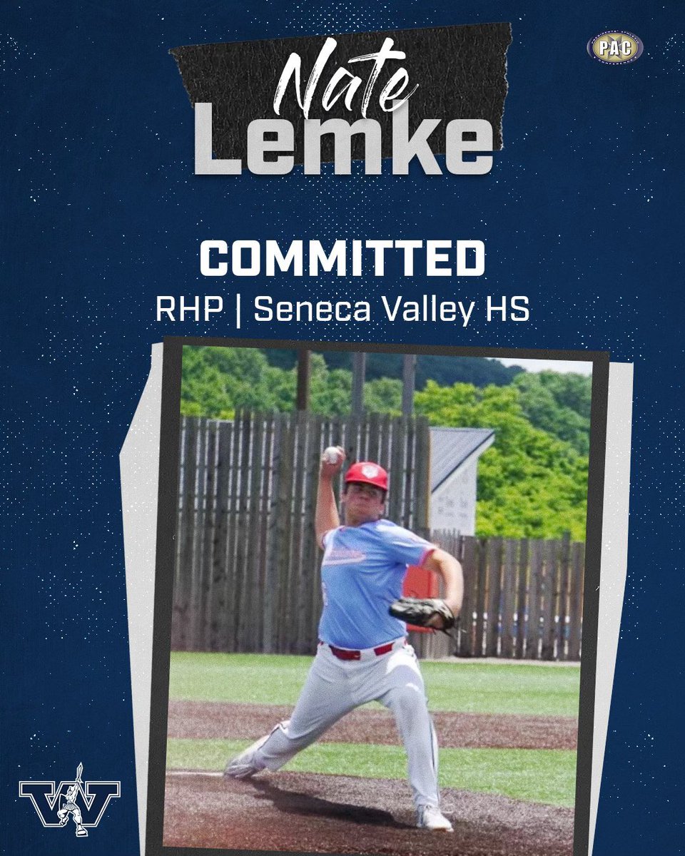 Nathan Lemke (@nathanlemke22) on Twitter photo I am excited to announce that I will be continuing my academic and athletic career at Westminster College! Thank you to <a href="/hardcoreelitepa/">Hardcore Elite Baseball</a> and <a href="/PVSbaseball/">PVS Baseball</a> for making me the player I am today. Lastly thank you to Coach Riley for giving me this opportunity!
<a href="/WCTitanBaseball/">Westminster Baseball</a> I am excited to announce that I will be continuing my academic and athletic career at Westminster College! Thank you to <a href="/hardcoreelitepa/">Hardcore Elite Baseball</a> and <a href="/PVSbaseball/">PVS Baseball</a> for making me the player I am today. Lastly thank you to Coach Riley for giving me this opportunity!
<a href="/WCTitanBaseball/">Westminster Baseball</a>