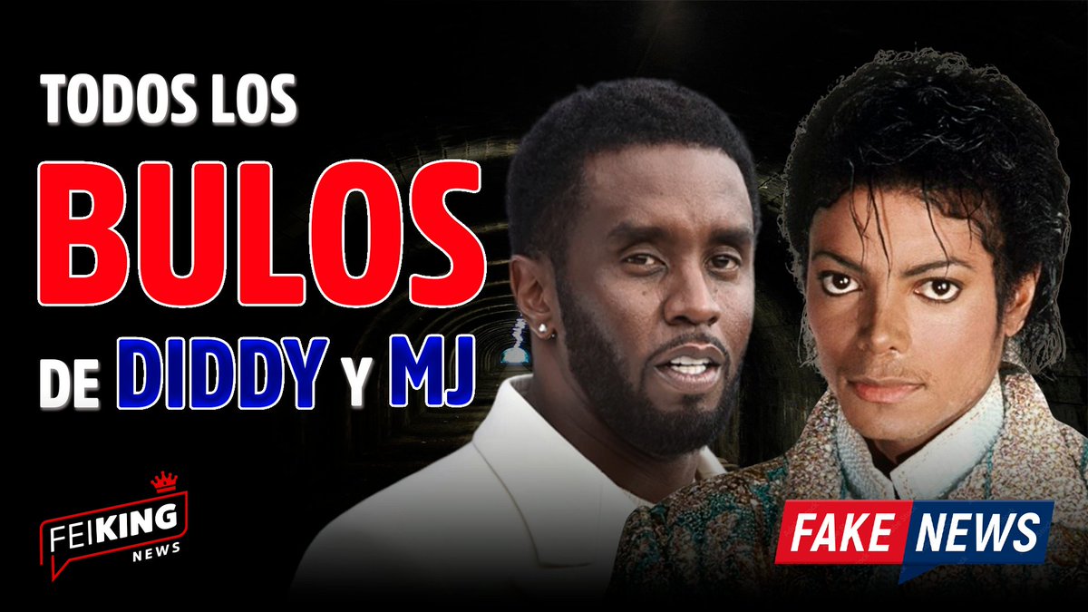 fei_rock's tweet photo. Vamos a desmontar todos los BULOS que han circulado estos días y que relacionan a Diddy con Michael Jackson.
- Nuevo vídeo en FeiKingNEWS 👇
https://t.co/BFxcUHPr0H https://t.co/10PjsoG3DY