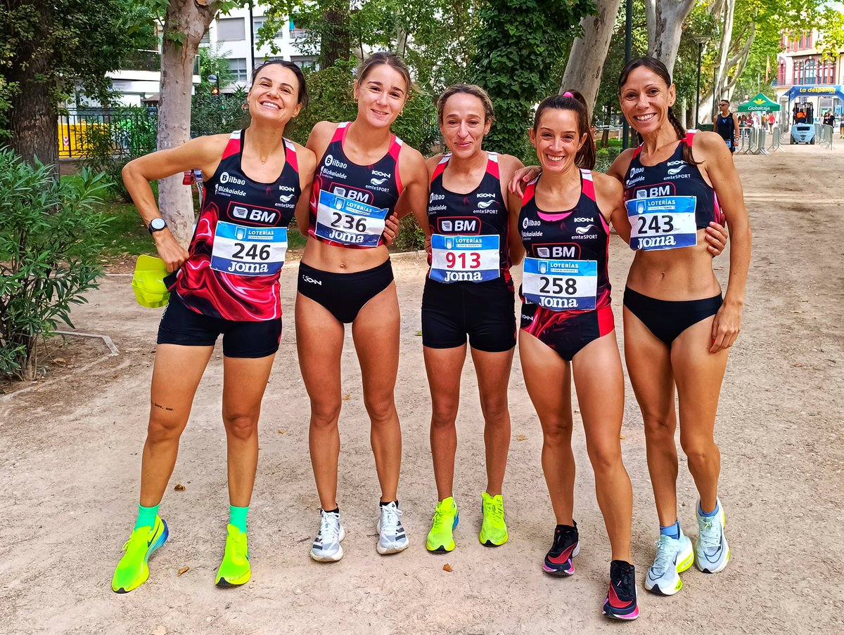 CAMPEONAS DE ESPAÑA DE MEDIA MARATÓN.

Un triunfo de todas para todo el equipo.

Enhorabuena eta Eskerrik asko chicas.

Noticia ➡️ bit.ly/47Yi7Og
