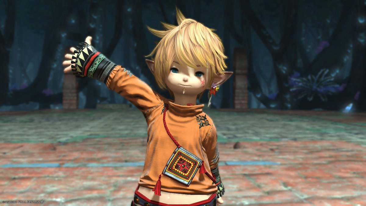 DragonIxarix's tweet photo. Happy Sunday.  #GPOSERS #FFXIV #lalafell https://t.co/7J0DRwFRk1