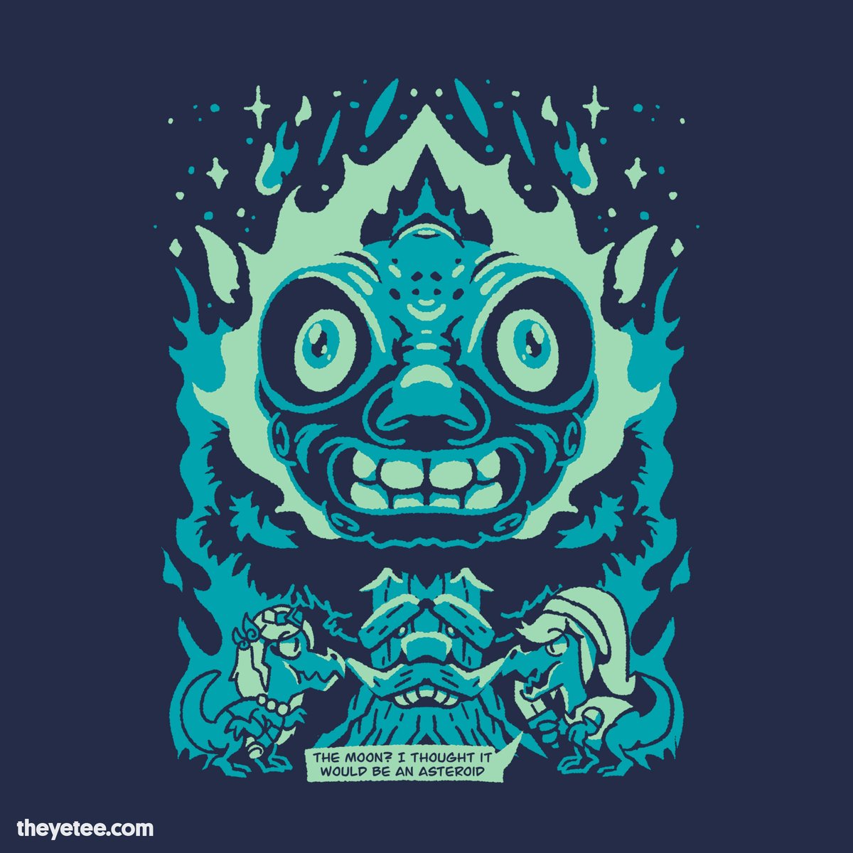 「When the moon hits your eye, like a big 」|The Yetee 🌈のイラスト