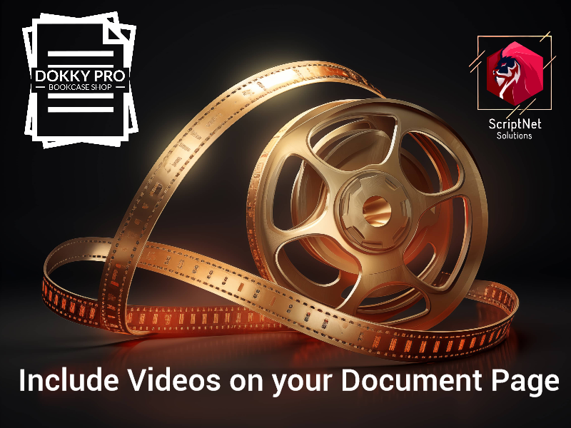 ScriptNet_IT's tweet photo. Increase #curiosity and #effectiveness when #sharing your #Documentations with Dokky: Add an Introductory or related #video!
This and many other #Features with #Dokky Pro!
https://t.co/vpmZPg9YNN https://t.co/2P4bYUgP9R