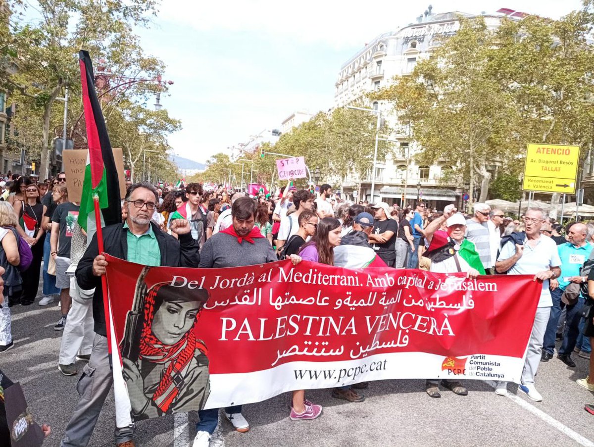 PCPC_info's tweet image. El PCPC amb Palestina lliure.
#Palestina 
#llibertatpoblepalesti
#pcpc