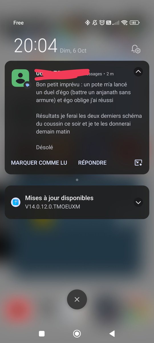 je vais passer aux infos demain matin