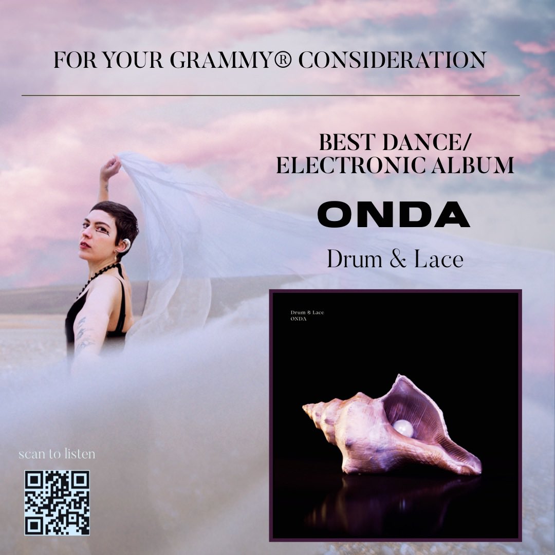 Woke up and chose delusion today- so yeah, FYC #GRAMMYs Best Dance/Electronic Album a ‘ONDA’ by Drum &amp; Lace 💥