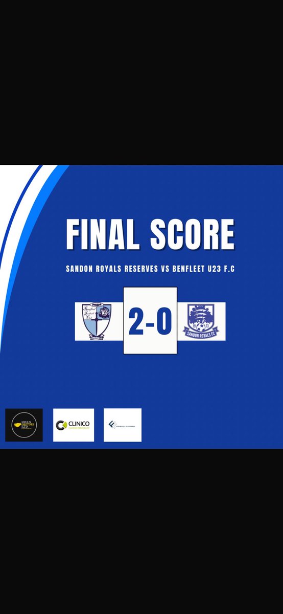 sandon_fc's tweet photo. Yesterday’s Results 🔵⚪️

First Team march on with a 5-2 win against @HaroldWoodafc1 and sit nicely at the top of the table.

Reserves were unlucky to lose 2-0 to a good Benfleet u23s side in the cup.

#sandonroyals #grassroots https://t.co/bDvBT489LM