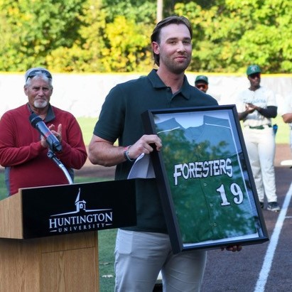 Huntington Foresters (@hu_sports) on Twitter photo One of the program's best in <a href="/daltonleecombs/">Dalton Lee Combs</a> was honored by <a href="/baseball_HU/">Huntington University Baseball</a> by having his jersey retired as part of this weekend's homecoming festivities!
🌲⚾️💪🏼 One of the program's best in <a href="/daltonleecombs/">Dalton Lee Combs</a> was honored by <a href="/baseball_HU/">Huntington University Baseball</a> by having his jersey retired as part of this weekend's homecoming festivities!
🌲⚾️💪🏼