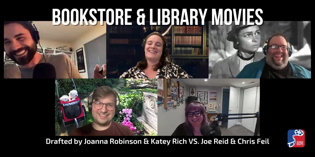 ICYMI!

It was Team <a href="/Had_Oscar_Buzz/">This Had Oscar Buzz</a> versus the "Vanity Fair Refugees" this week, as <a href="/jowrotethis/">Joanna Robinson</a> &amp; <a href="/kateyrich/">kateyrich</a> squared off with <a href="/joereid/">Joe Reid</a> &amp; <a href="/chrisvfeil/">Chris Feil</a>, ranking the 7 best movies ever made about BOOKSTORES and LIBRARIES!

podcasts.apple.com/us/podcast/scr…