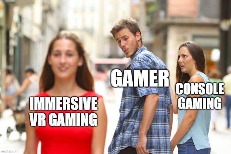 FlipSwitchVR's tweet image. 🎮😂 When reality calls, but immersive VR experiences are too tempting! 🤖✨

At FlipSwitch VR, we totally get it! What virtual worlds have pulled you away from reality? Share below!

#VRMemes #GamingHumor