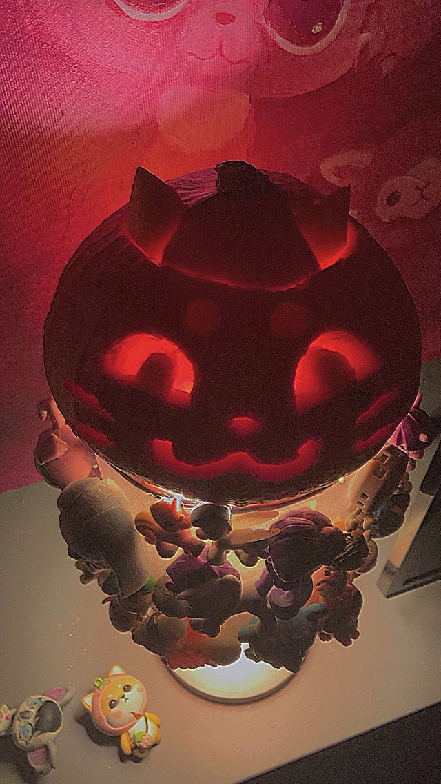 My first ever carved Pumpkin!