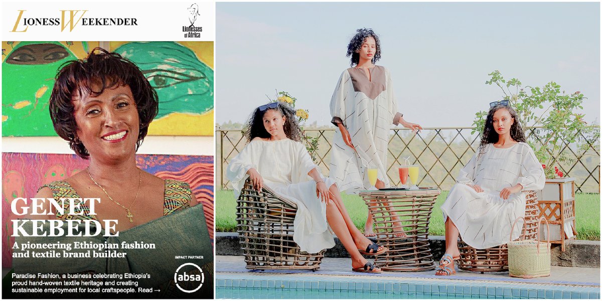 Lioness Weekender: Genet Kebede, a pioneering Ethiopian fashion &amp; textile brand builder

Read our free-to-subscribe weekly email newsletter every Sunday featuring all the best content from the past week at Lionesses of Africa - mailchi.mp/lionessesofafr…