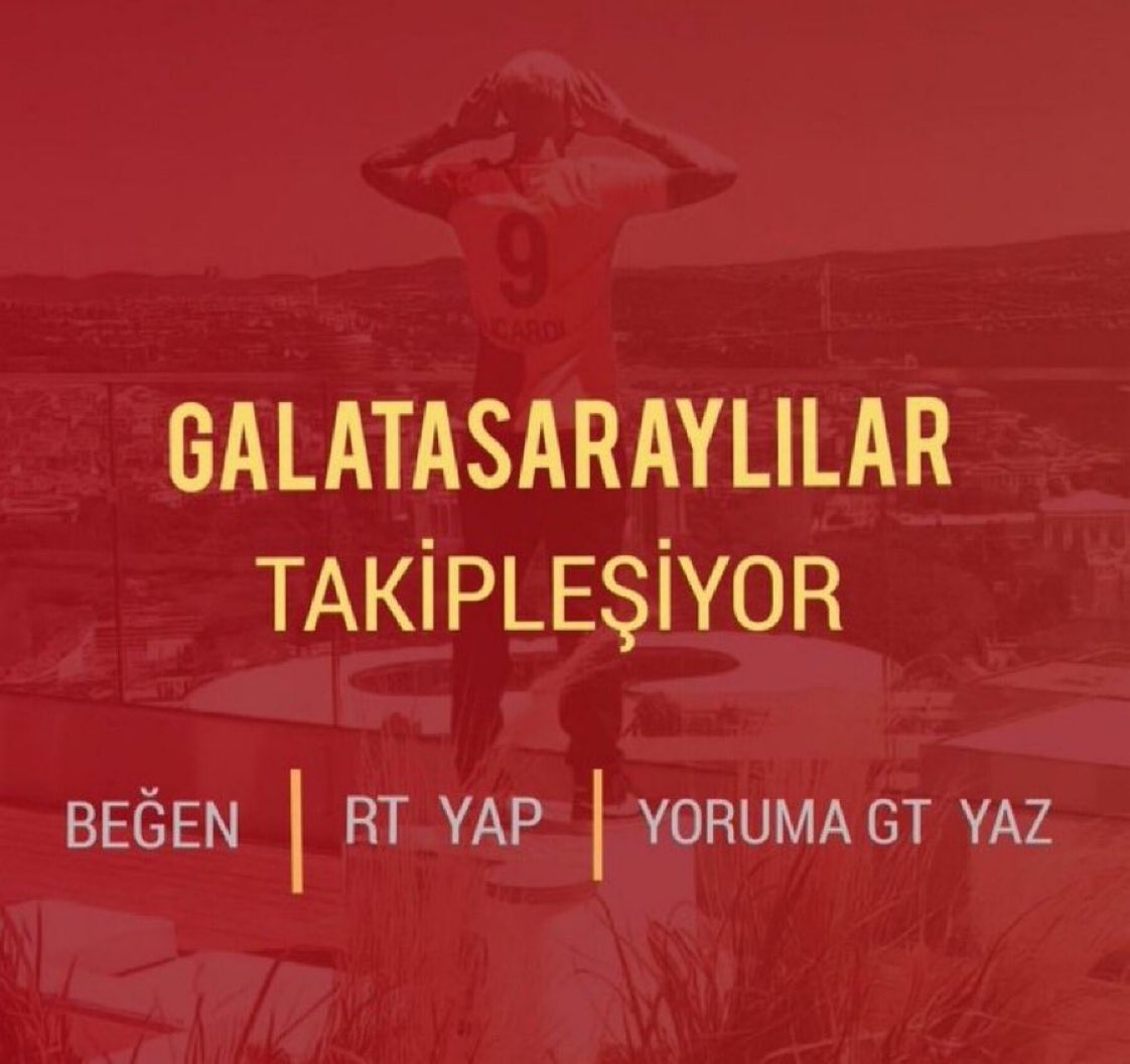 Büyük Galatasaray taraftarı Alanyaspor    galibiyeti şerefine takipleşiyoruz  10 bin altı hesap kalmasın
#GSvALN