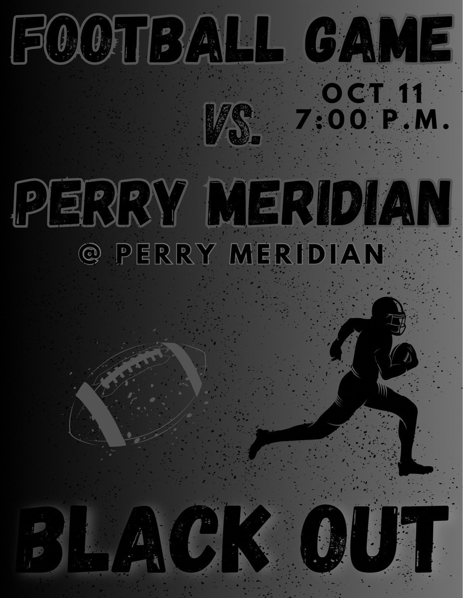 BLACKOUT GAME AT PERRY <a href="/7pm/">Huong Le</a> October 11🖤🏴‍☠️