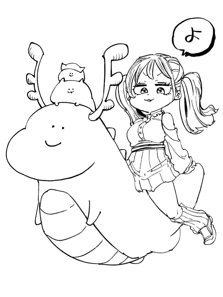 きょうの線画です🍣 