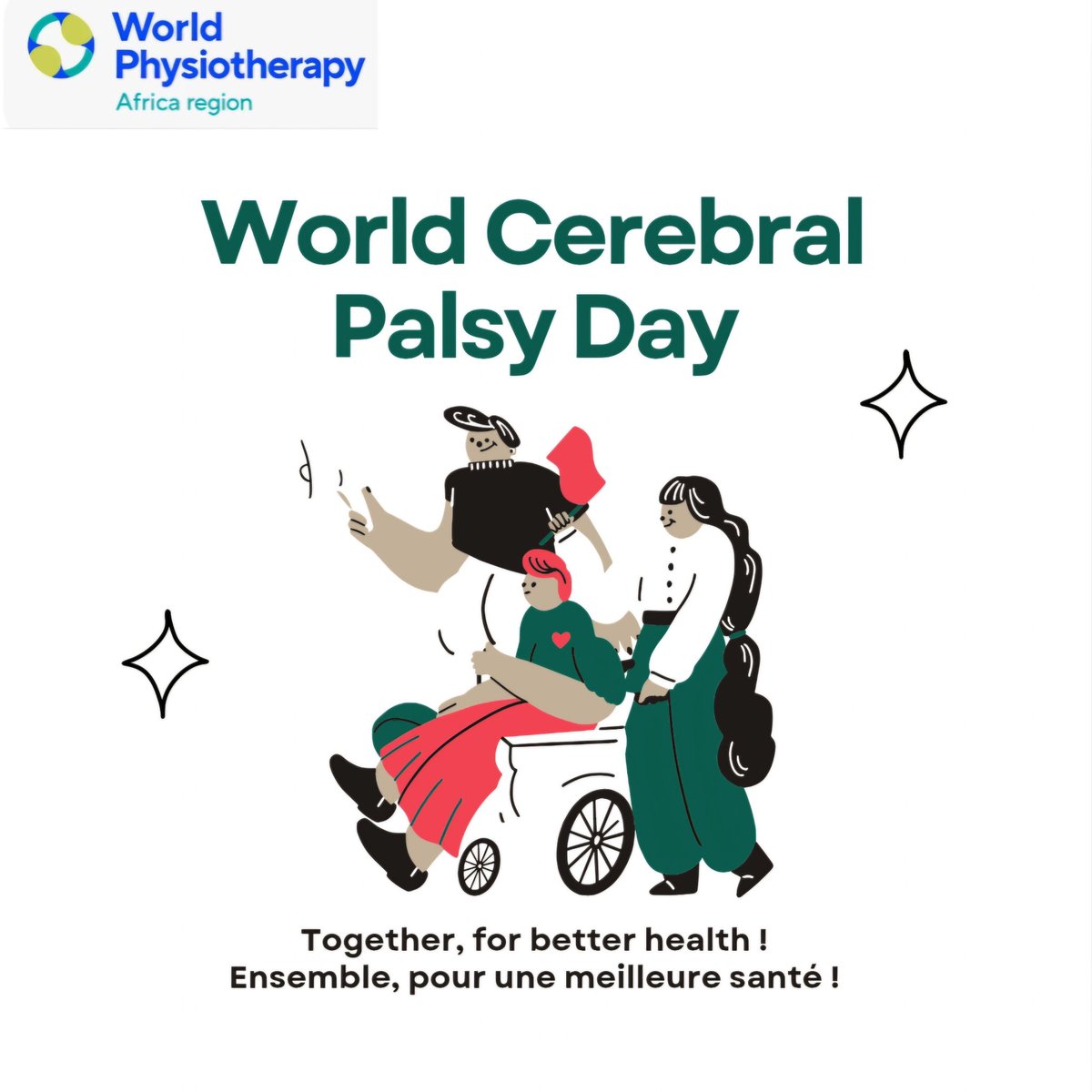 ✨*Today is World Cerebral Palsy Day.* 💫
Together, we are 
committed to raising awareness and supporting those affected in improving their mobility and well-being. Together, for better health.