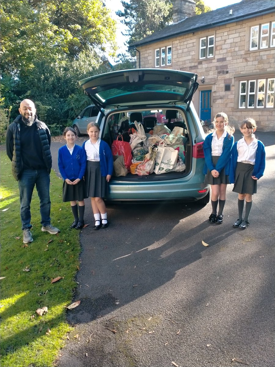 We enjoyed a wonderful Harvest Service, led by Year 4. They reminded us about the importance of being thankful. Thank you to everyone for their kind donations, which will go to two amazing causes... <a href="/salvationarmy/">The Salvation Army</a> and <a href="/NoorFoodbank/">Noor Foodbank</a> 
<a href="/BDBofE/">Blackburn Diocesan Board of Education</a> <a href="/lancslpds/">Lancashire Professional Development Service (LPDS)</a>