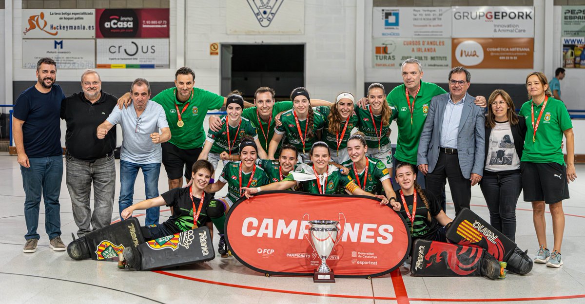 <a href="/hcpalau/">Generali Hoquei Club Palau</a> <a href="/cerdanyolach/">Cerdanyola Club d’Hoquei</a> 🏆 El @cerdanyola_ch, CAMPIONES DE LA V LLIGA CATALANA FEMENINA D'HOQUEI PATINS‼️

➡️ L'equip del Vallès ha sorprès amb el seu joc i s'ha emportat la victòria per 3 a 4 davant l'@hoqueiclubpalau amb gols d’Irene Torres (2), Gemma Solé i Carla Castro!!

L'enhorabona a totes 🎉