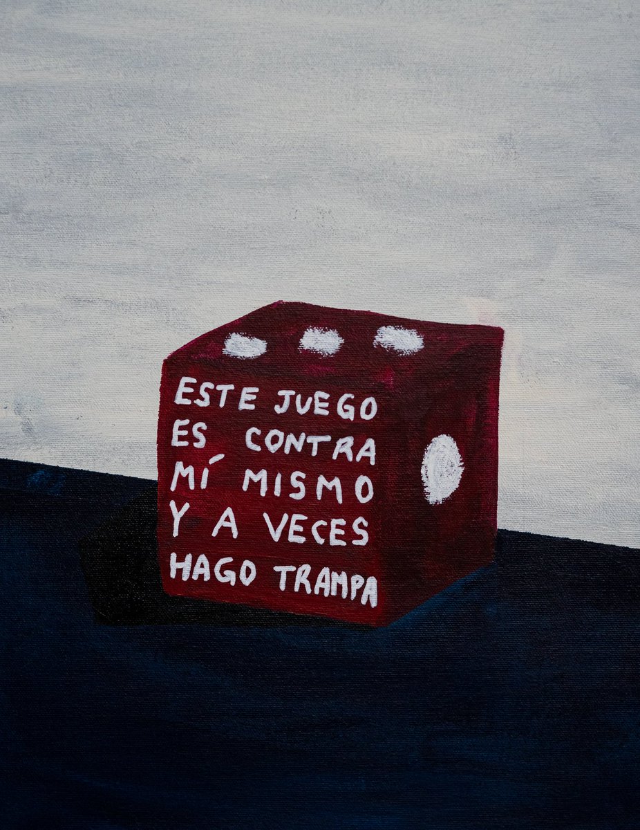 Fig. 1: “Cubilete”. (Mixta sobre tela)