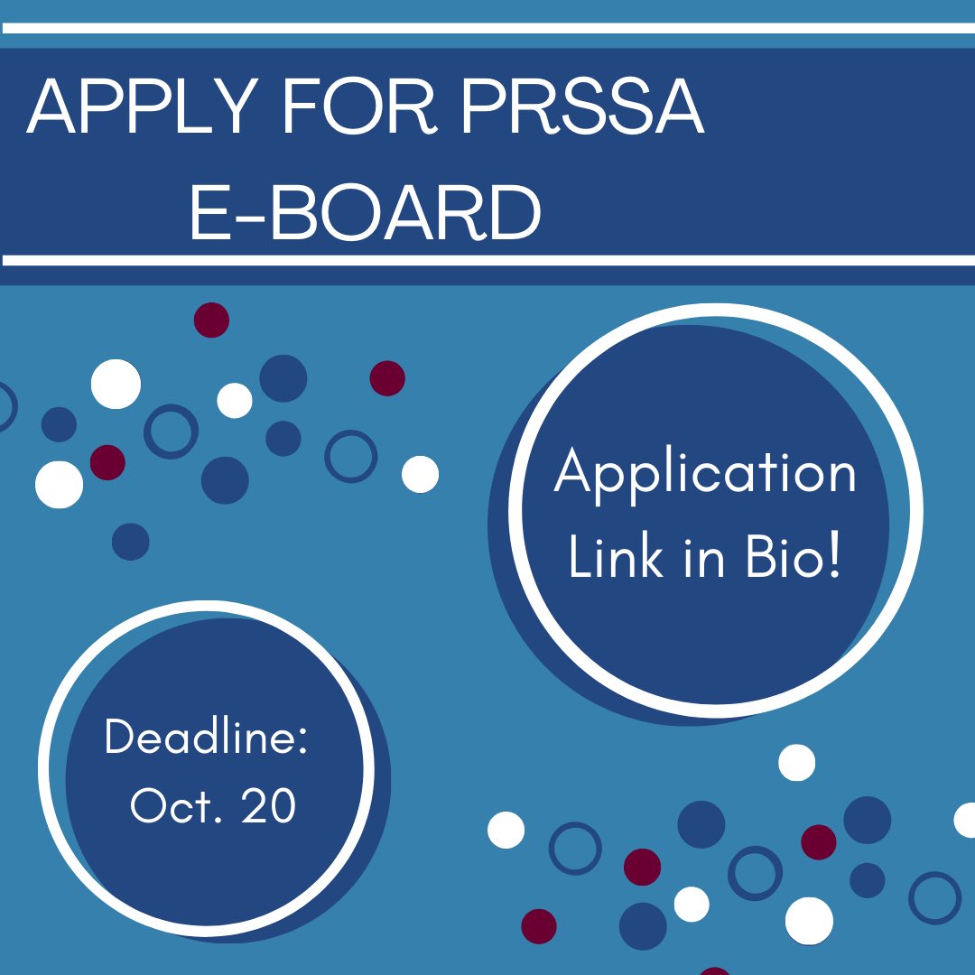 Looking to get involved? Join our executive board for next semester and get hands-on experience with PR, media writing, event planning, leadership and so much more! 

Applications are due by Oct. 20 and are open to all majors! 

#cmuprssa #prpros