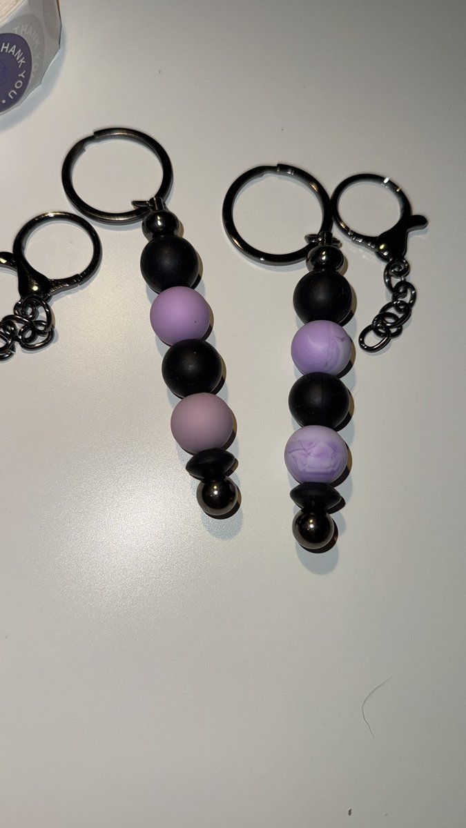 Decided to start a new hobby…making silicone bead key rings…

I’d like to hopefully make these for people to buy…
Would people be interested in these? 

Can obviously change the colour of beads and colour of key chain