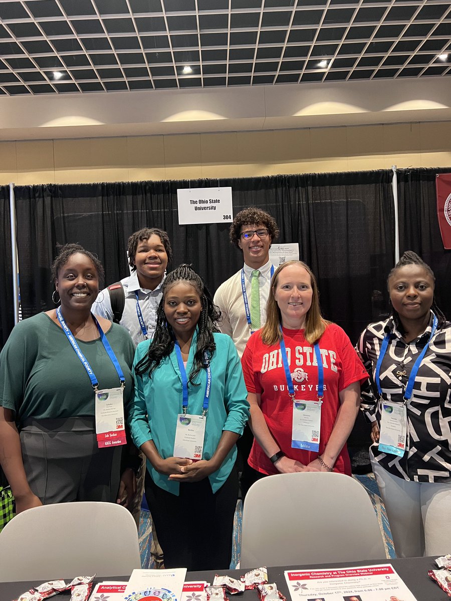 NOBCChE@OSU (@nobcche_osu) on Twitter photo We had a wonderful time tabling and promoting the graduate program at the career expo <a href="/OSU_CBC/">Ohio State Chemistry and Biochemistry</a> . It was wonderful to see both old and new faces at this year’s conference!! And we’re excited to attend next year’s conference 🎉🎉🎉
#nobcche We had a wonderful time tabling and promoting the graduate program at the career expo <a href="/OSU_CBC/">Ohio State Chemistry and Biochemistry</a> . It was wonderful to see both old and new faces at this year’s conference!! And we’re excited to attend next year’s conference 🎉🎉🎉
#nobcche