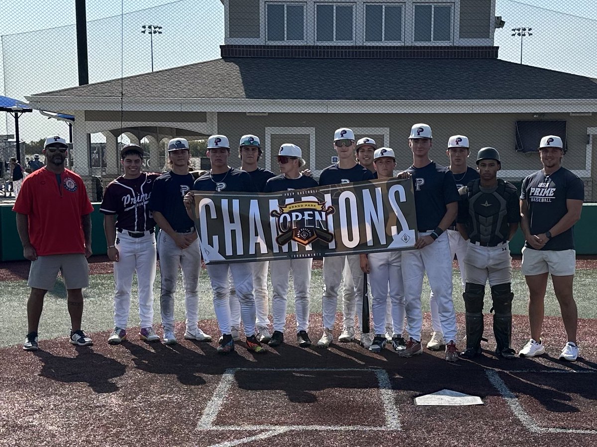 Prep Baseball Indiana Scouting Coverage (@prepbaseinscout) on Twitter photo Congratulations to the Grand Park Fall Open Upperclass Champions, USA Prime Midwest Fall Scout!
<a href="/PBRTournaments/">Prep Baseball Tournaments</a> || <a href="/USAPrimeMidwest/">USA Prime Midwest</a>
#GPFallOpen24 Congratulations to the Grand Park Fall Open Upperclass Champions, USA Prime Midwest Fall Scout!
<a href="/PBRTournaments/">Prep Baseball Tournaments</a> || <a href="/USAPrimeMidwest/">USA Prime Midwest</a>
#GPFallOpen24
