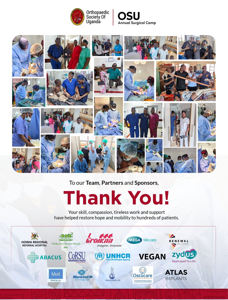 Orthopaedic Society of Uganda tweet media